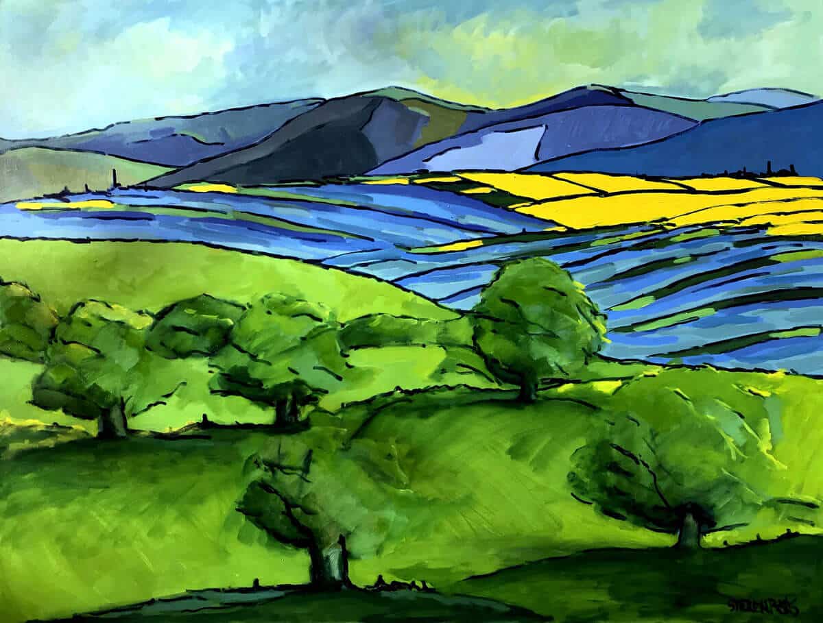 فنان حائز على جائزة وزميل حزين