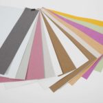 Vielzahl von Kartonfarben