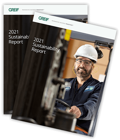 Greif 2021 sustainability report cover web