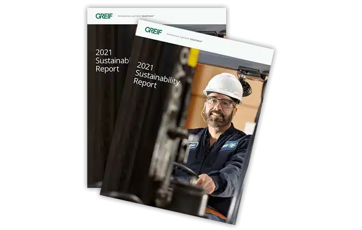greif 2021sustainabilityreport cover stacked