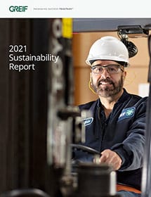 Greif 2021 sustainability report cover web