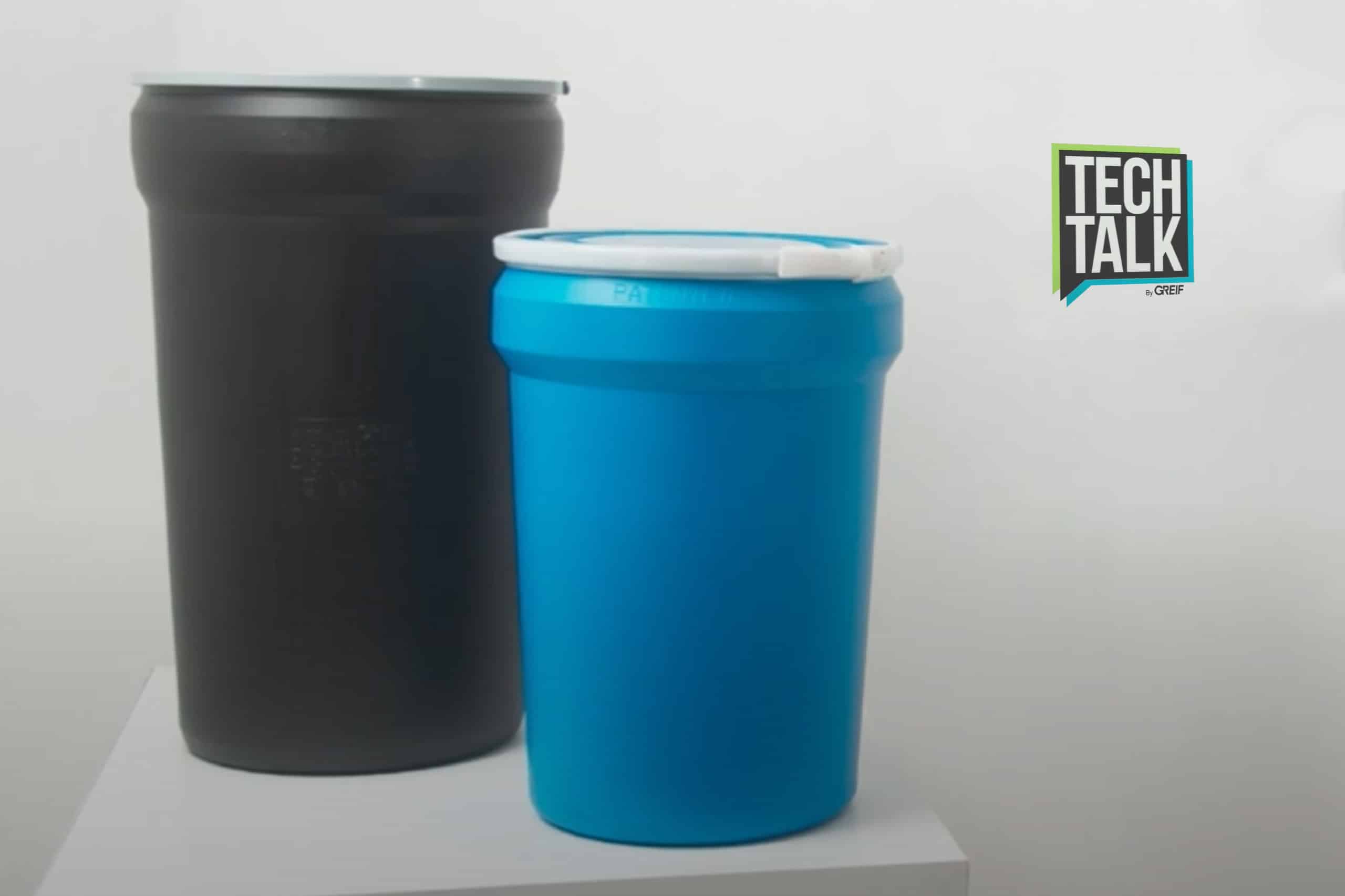 tech talk cover image for tapered plastic drum showing two variables