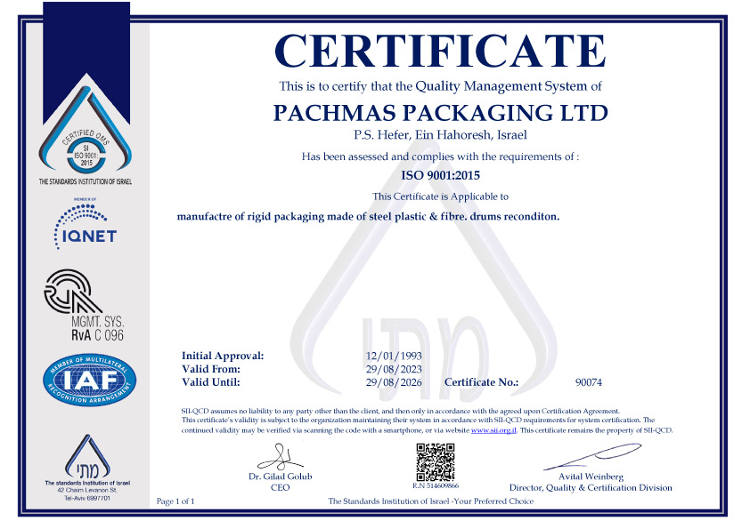 ISO 9001 en inglés