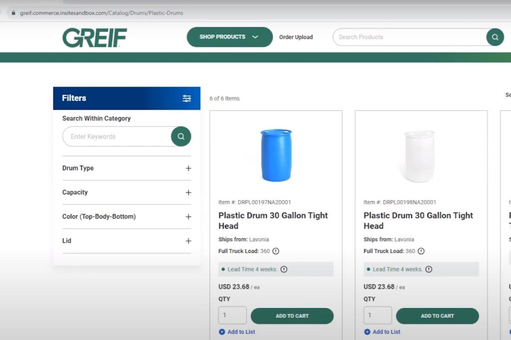 Product Filtering