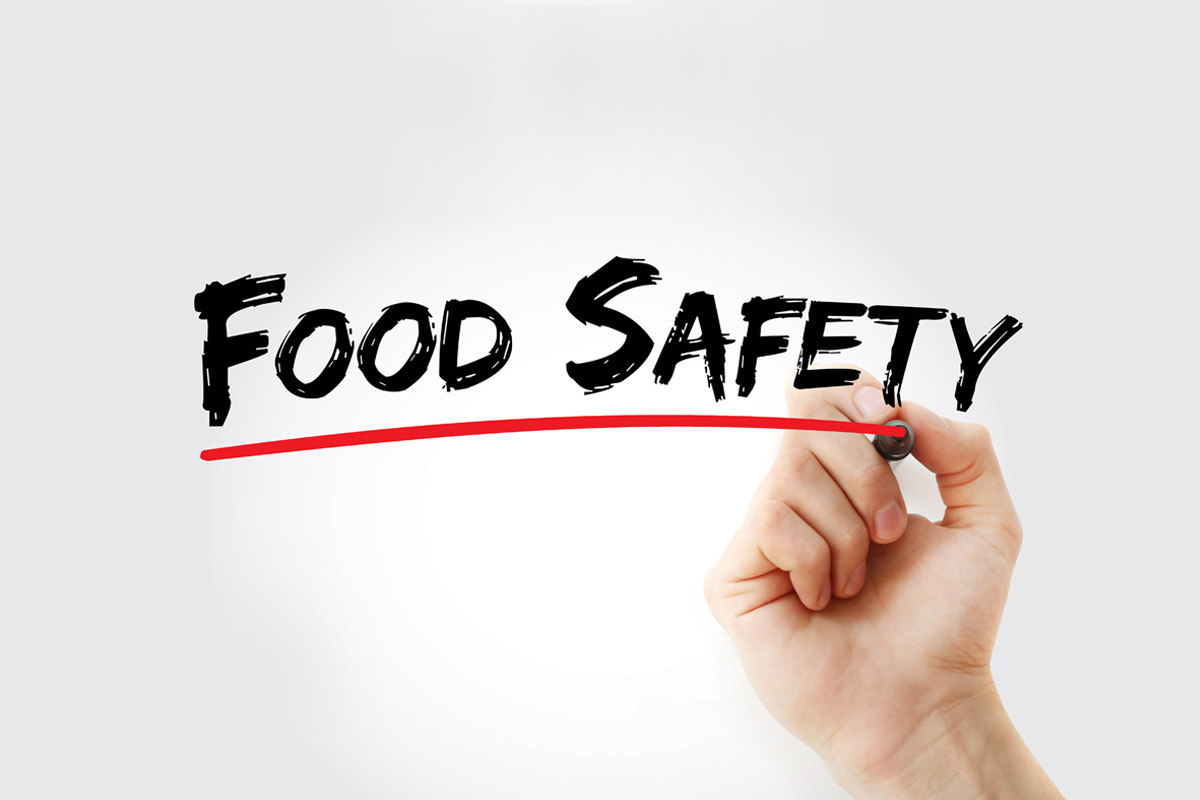 Hand drawing Food Safety