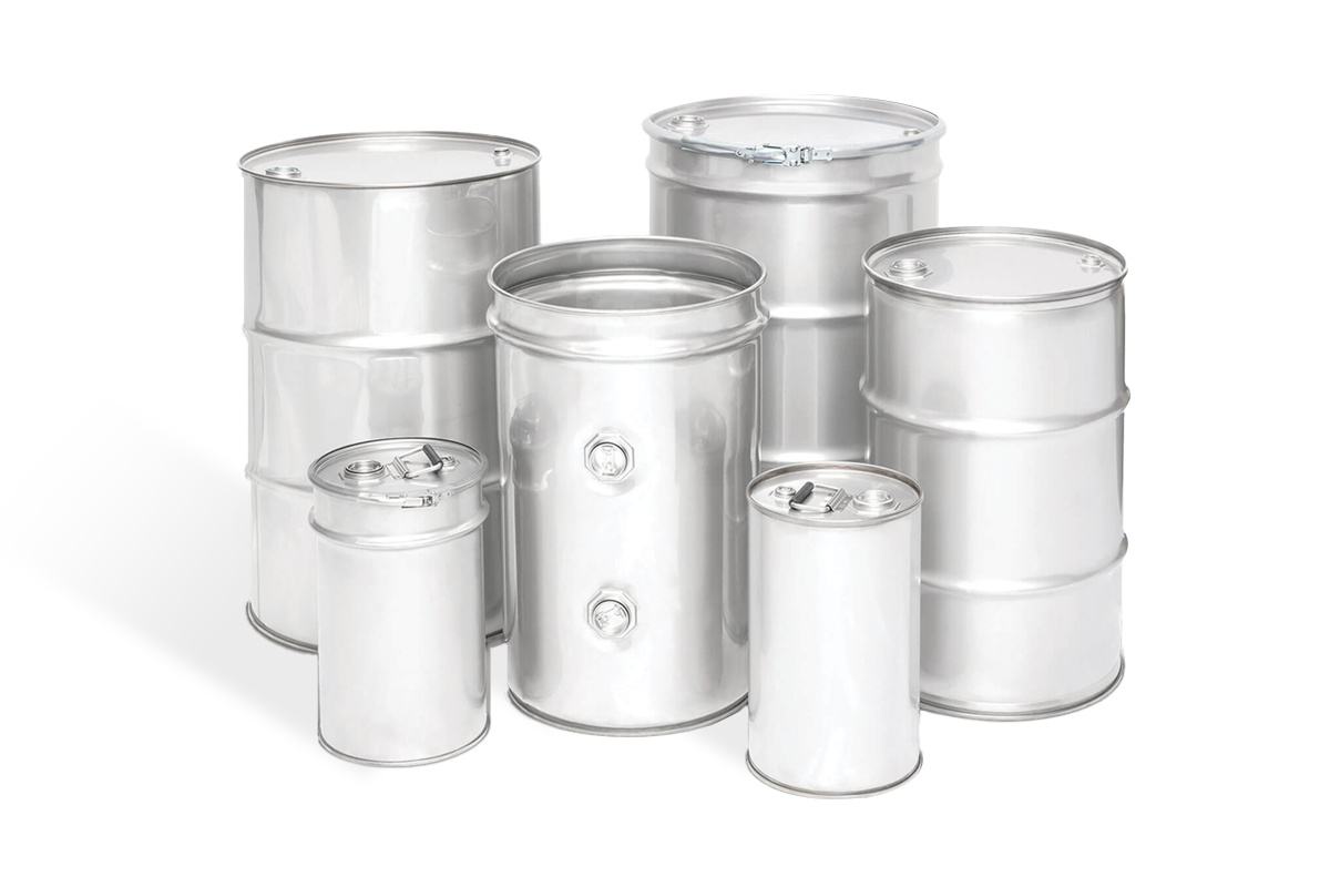 Stainless steel drums
