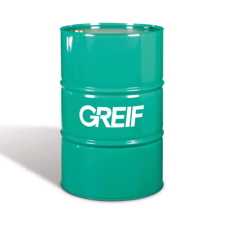 An image of a Greif Light Steel Drum, a lightweight and durable container designed for efficient storage and transportation of various materials.