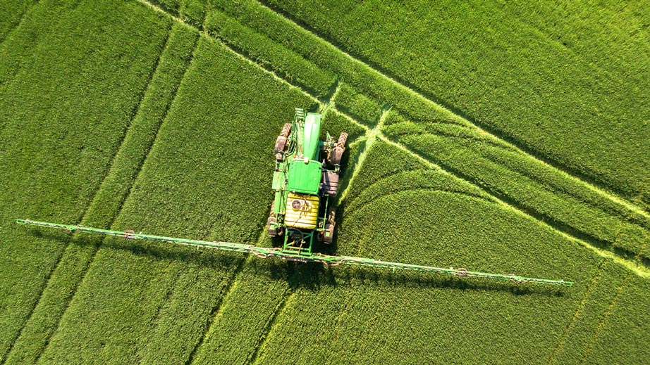 flyover sprayer in action