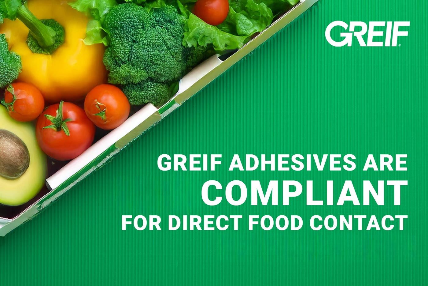 image showing finished goods that hold fruit in reference to the food compliant adhesives offered by Greif