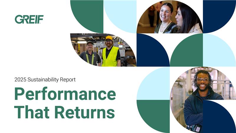 Greif 2025SustainabilityReport Cover 1